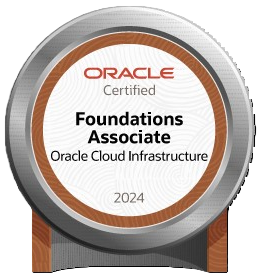 Oracle Cloud Infrastructure 2024 Foundations Associate Certification Badge