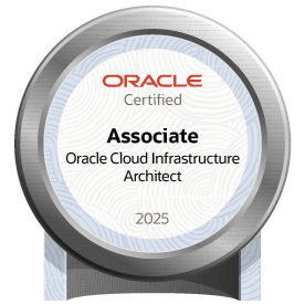 Oracle Cloud Infrastructure 2025 Certified Architect Associate  Badge