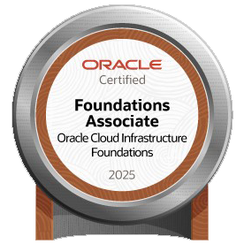 Oracle Cloud Infrastructure 2025 Certified Foundations Associate Badge
